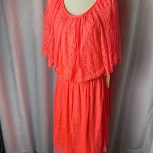 GIBSON LATIMER lace dress.